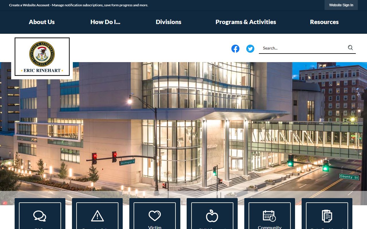 Lake County State's Attorney Office home page