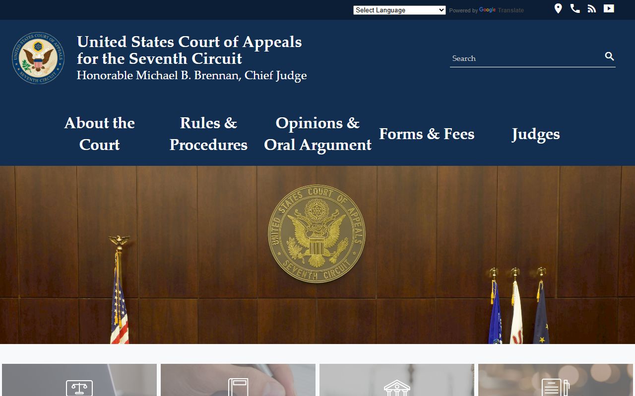 U.S. Court of Appeals Seventh Circuit homepage